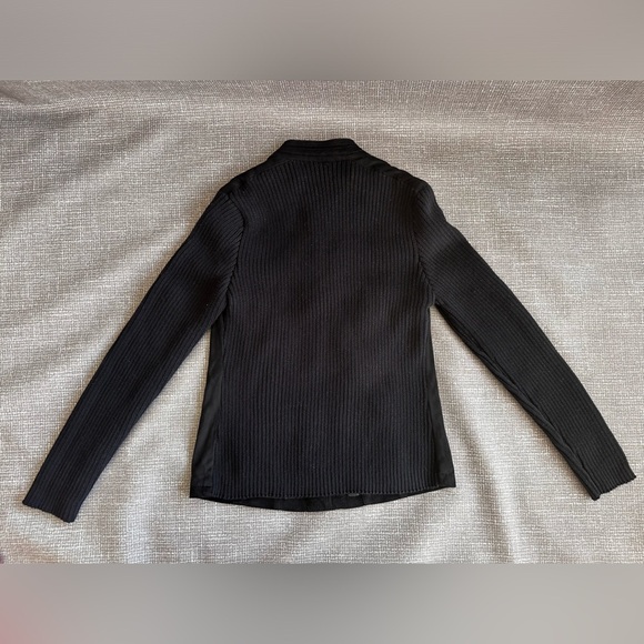 Ruff Hewn RH Fitted Faux Suede Knit jacket silver hardware size Large - Picture 2 of 10